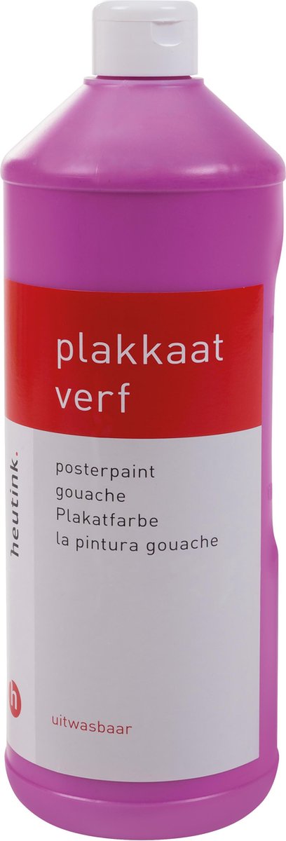 Plakkaatverf | Heutink | Magenta | 1 liter